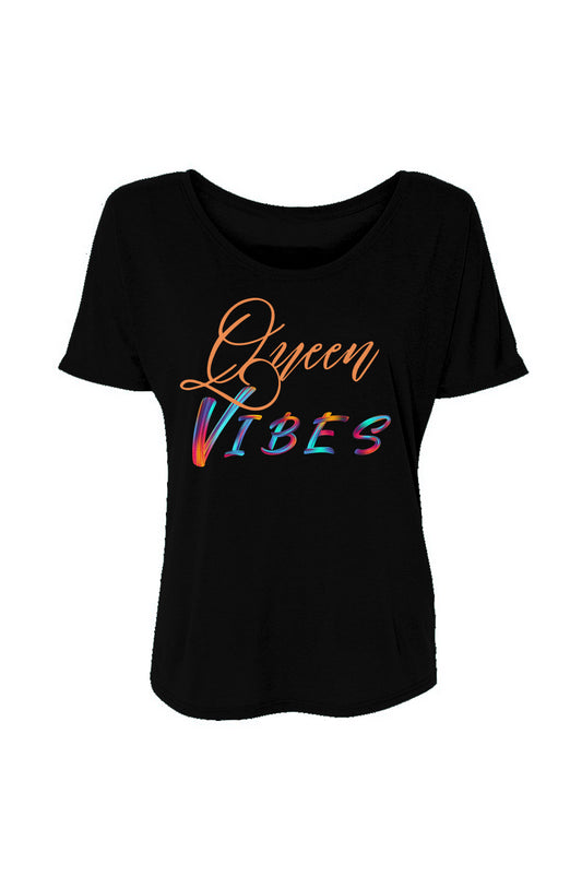 Queen Vibes Slouchy/Off Shoulder Tee