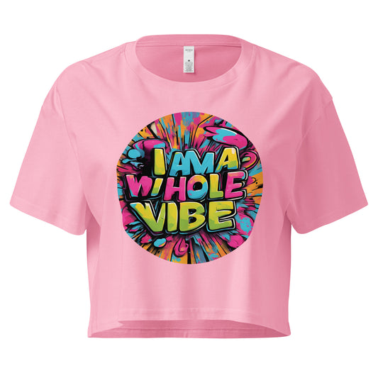 The Graffiti Collection: Whole Vibe Crop Tee