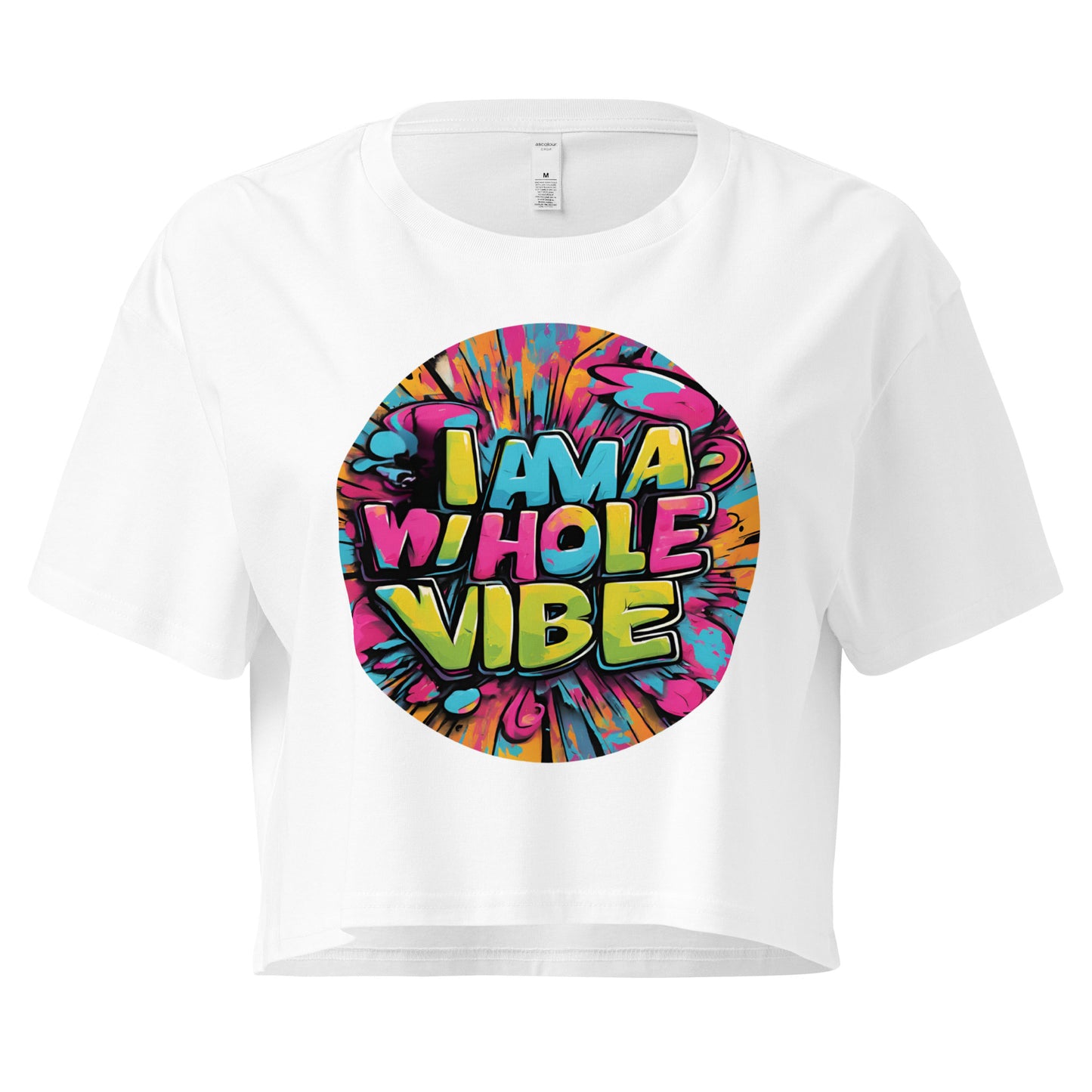 The Graffiti Collection: Whole Vibe Crop Tee